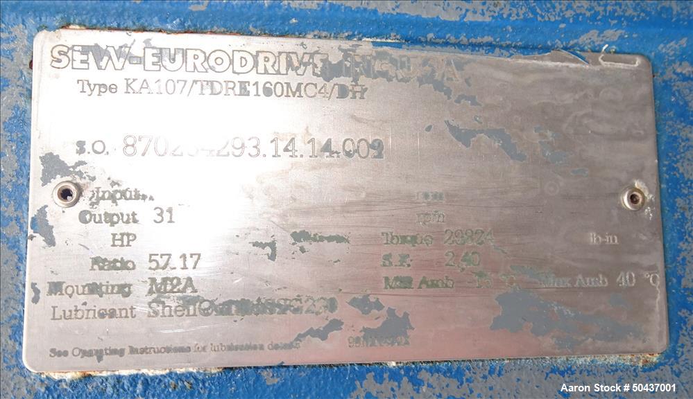 Used MTC Materials Transportation Company Multiple Agitator Vacuum Blender, Mod