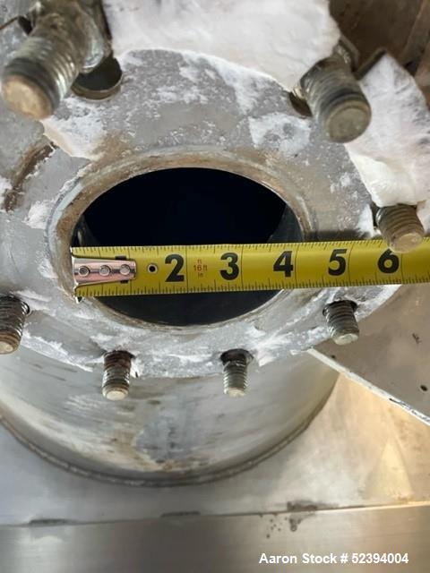 Used Marion Paddle Blender, Stainless Steel. Approximately 10 Cubic feet