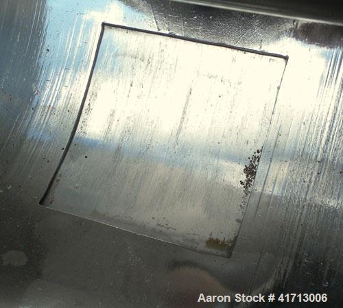 Used Marion Paddle Mixer, Model 1001, 1.5 cubic foot working capacity. 304 stainless steel clad; carbon steel outside. Non-jacketed trough 12" wide x 24" long x approximately 16" deep. 1-1/4" diamete...