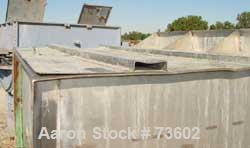 Used Marion Paddle Blender, 30 Cubic Feet, 304 Stainless Steel, Model 3020. Non-jacketed trough 36" wide x 48" long x 48" deep. 3" diameter shaft with (4) 2" wide x 13" long welded-on paddles on 2" d...