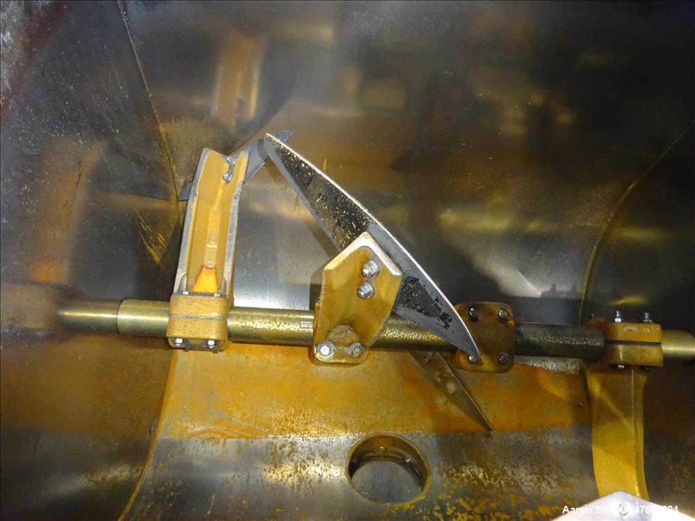 Used Marion Paddle Mixer, Approximately 35 Cubic Feet Capacity, Carbon Steel.