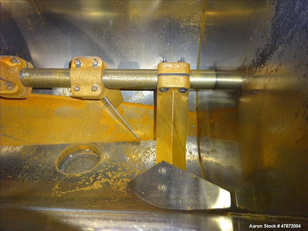 Used Marion Paddle Mixer, Approximately 35 Cubic Feet Capacity, Carbon Steel.