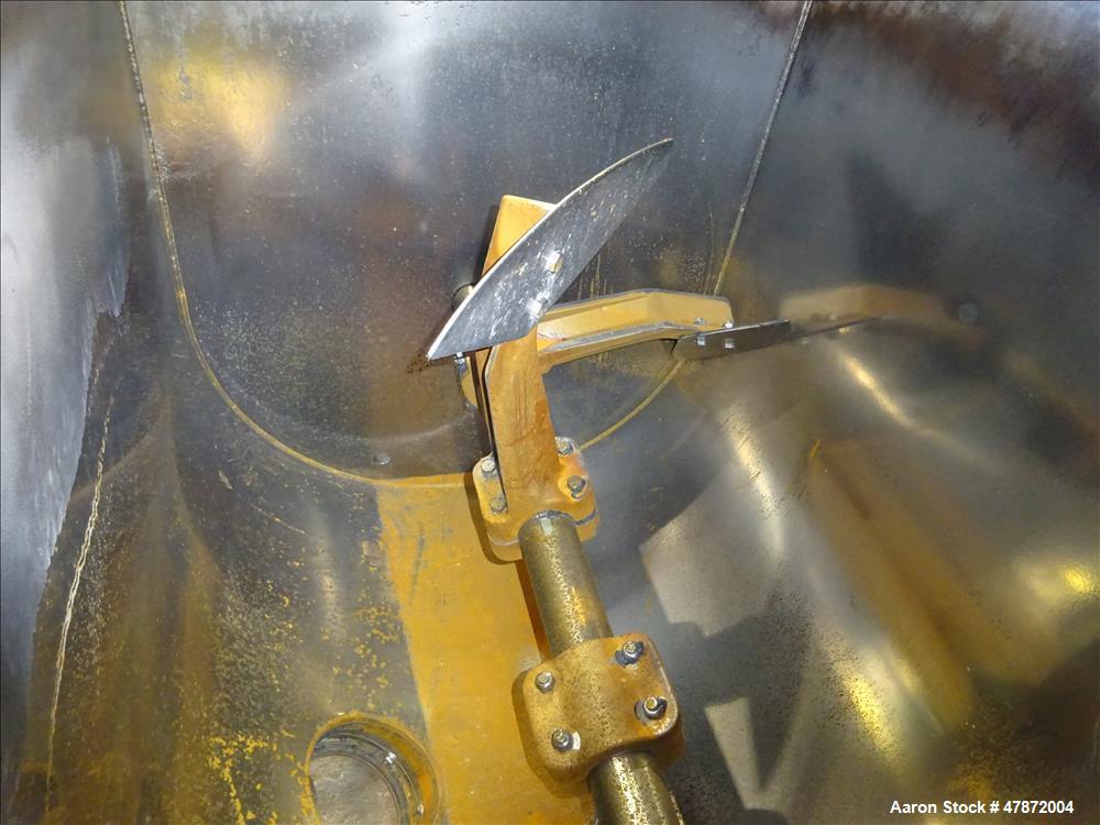 Used Marion Paddle Mixer, Approximately 35 Cubic Feet Capacity, Carbon Steel.