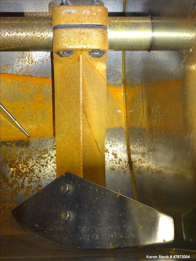Used Marion Paddle Mixer, Approximately 35 Cubic Feet Capacity, Carbon Steel.