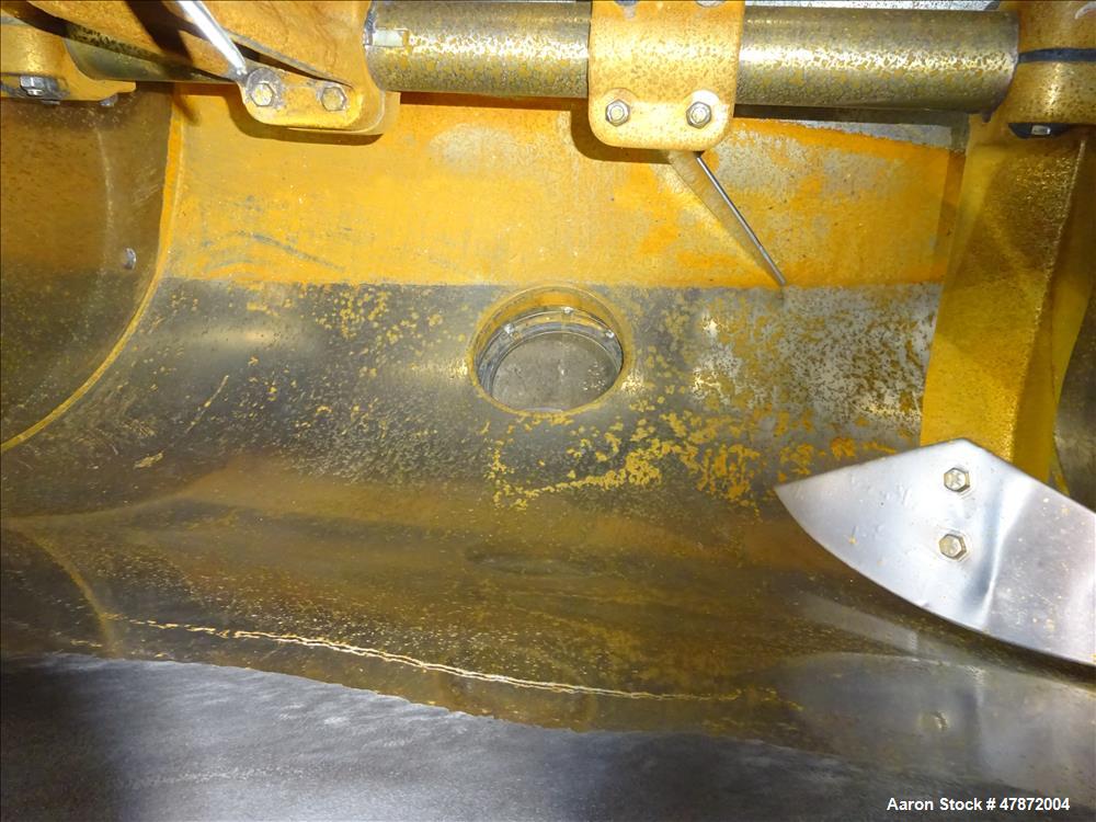 Used Marion Paddle Mixer, Approximately 35 Cubic Feet Capacity, Carbon Steel.