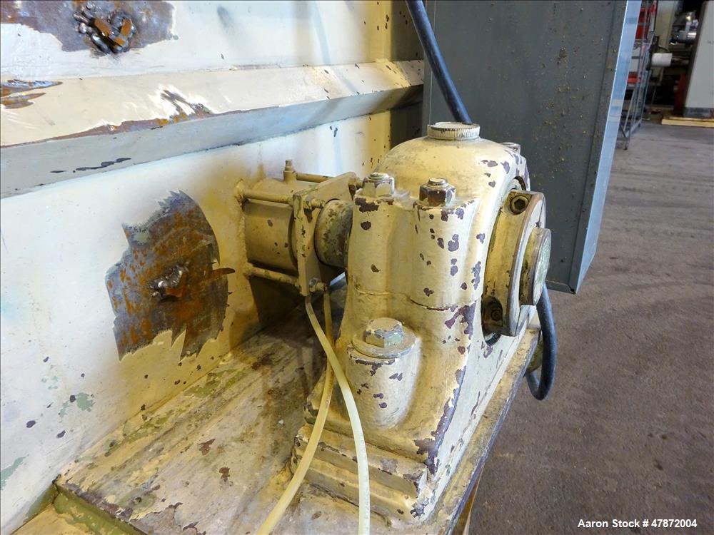 Used Marion Paddle Mixer, Approximately 35 Cubic Feet Capacity, Carbon Steel.