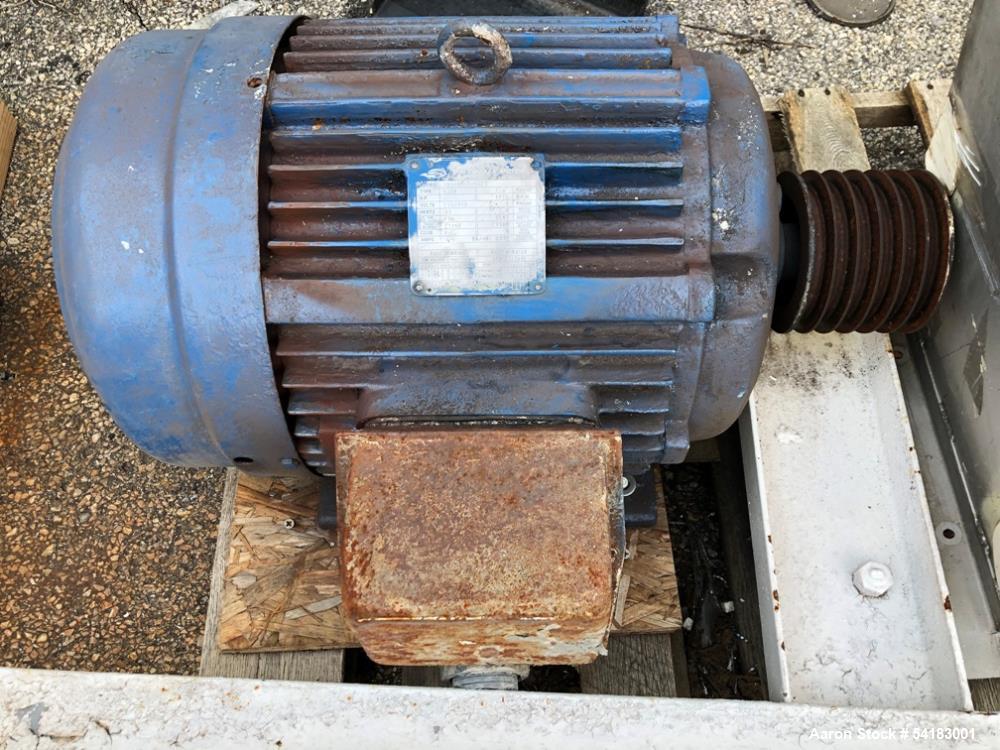 Used Marion Mixers Stainless Steel Paddle Blender / Batch Mixer, Model 4051. Mixing capacity 100 cubic foot, total volume 140 cubic foot. Approximately 42" x 120" long. Top stainless steel hinged cov...