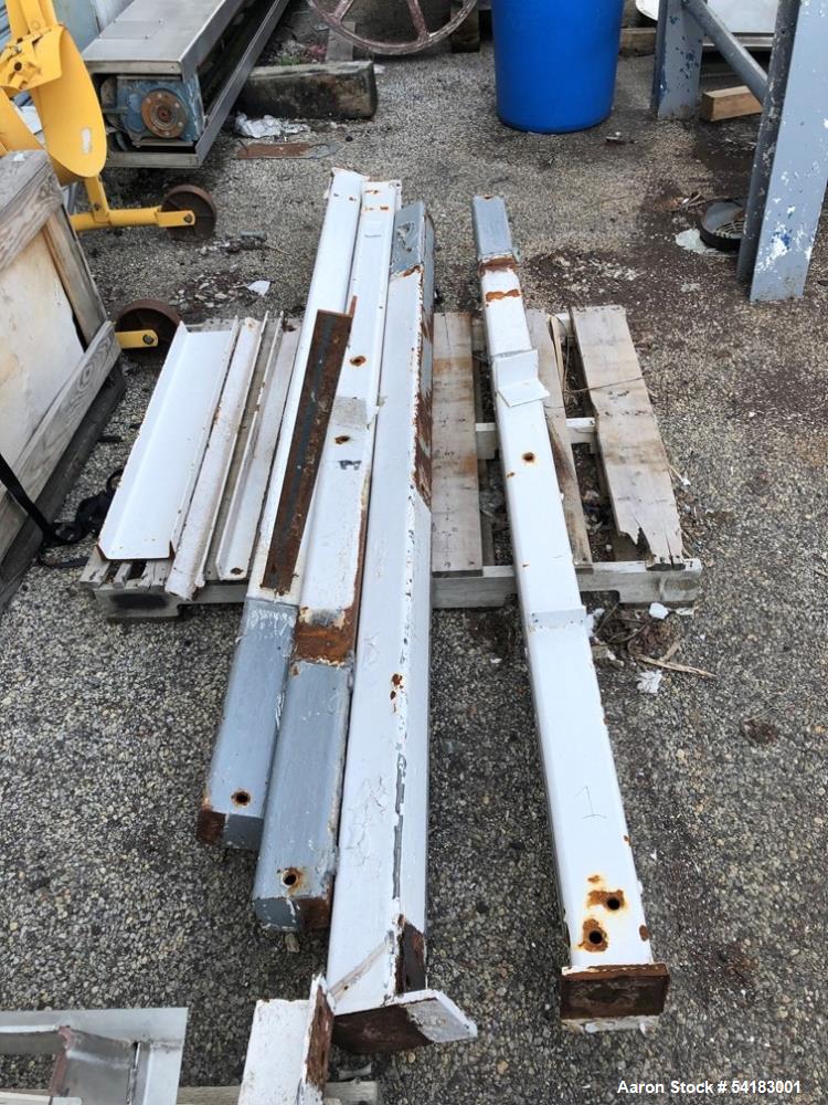 Used Marion Mixers Stainless Steel Paddle Blender / Batch Mixer, Model 4051. Mixing capacity 100 cubic foot, total volume 140 cubic foot. Approximately 42" x 120" long. Top stainless steel hinged cov...