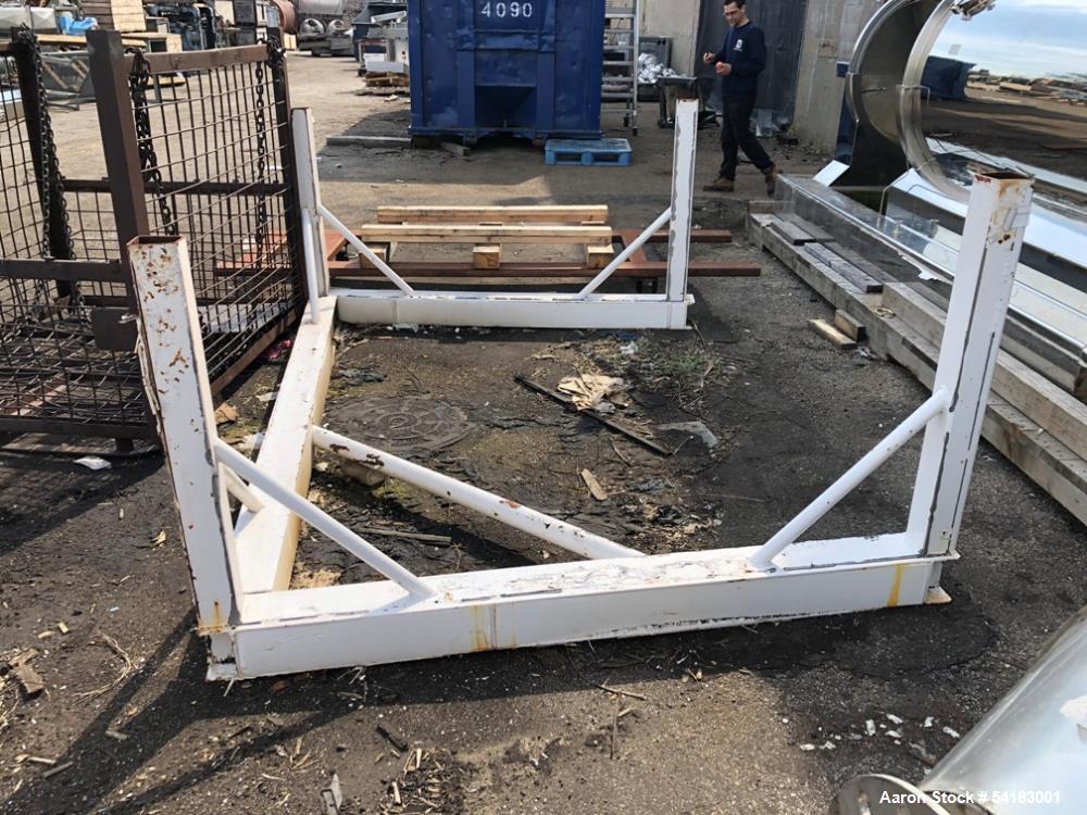 Used Marion Mixers Stainless Steel Paddle Blender / Batch Mixer, Model 4051. Mixing capacity 100 cubic foot, total volume 140 cubic foot. Approximately 42" x 120" long. Top stainless steel hinged cov...