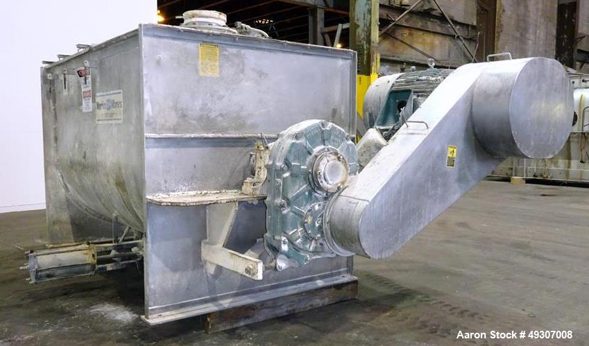 Used Marion Paddle Mixer, Model BPS-5496, 304 Stainless Steel.