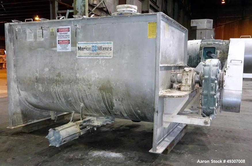 Used Marion Paddle Mixer, Model BPS-5496, 304 Stainless Steel.