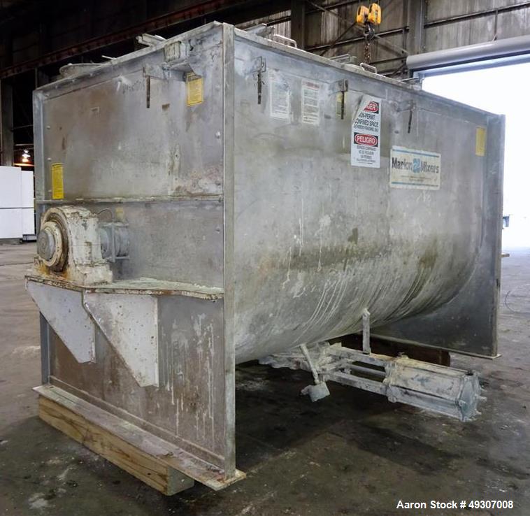 Used Marion Paddle Mixer, Model BPS-5496, 304 Stainless Steel.