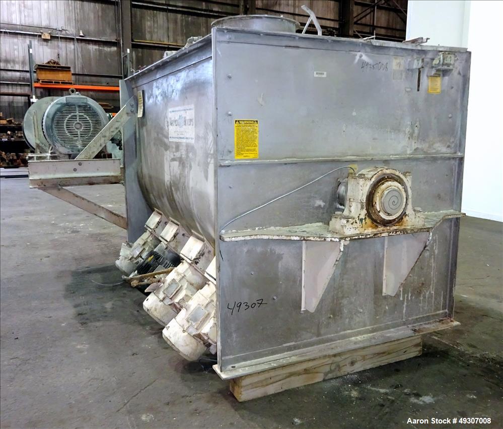 Used Marion Paddle Mixer, Model BPS-5496, 304 Stainless Steel.