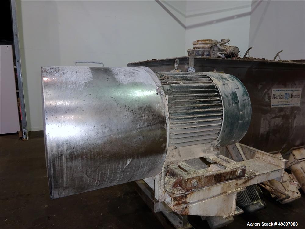 Used Marion Paddle Mixer, Model BPS-5496, 304 Stainless Steel.