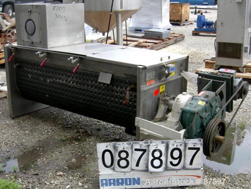 Used Stainless Steel Marion Continuous Paddle Mixer, model C2472