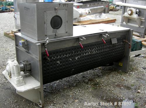 Used Stainless Steel Marion Continuous Paddle Mixer, model C2472