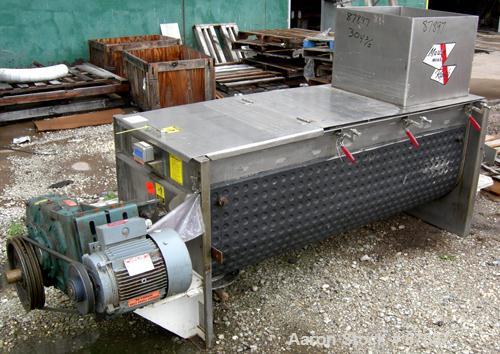 Used Stainless Steel Marion Continuous Paddle Mixer, model C2472