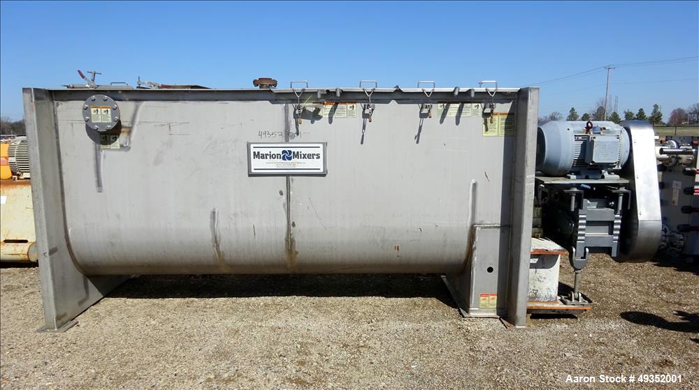 Used Marion Continuous Paddle Mixer, Model CPS-42144, 94.5 Cubic Feet Capacity