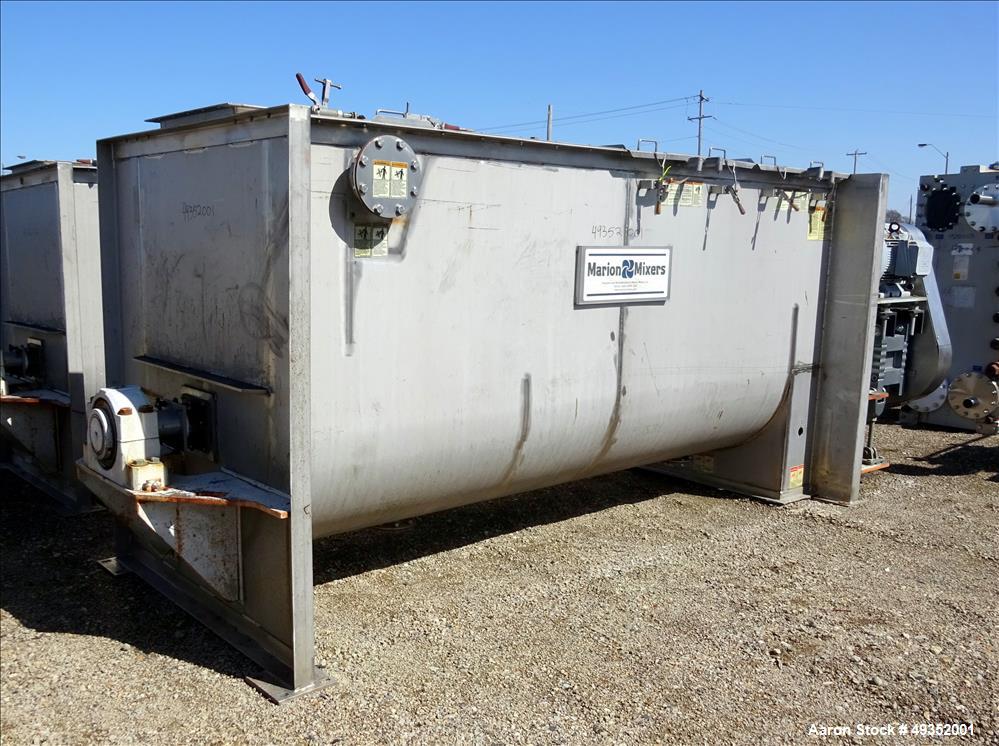 Used Marion Continuous Paddle Mixer, Model CPS-42144, 94.5 Cubic Feet Capacity