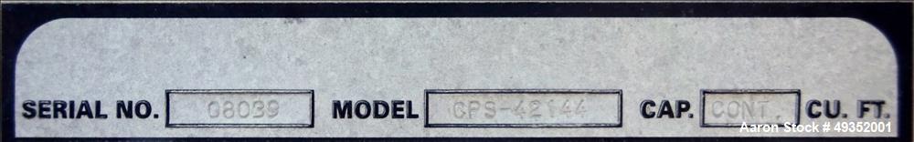 Used Marion Continuous Paddle Mixer, Model CPS-42144, 94.5 Cubic Feet Capacity