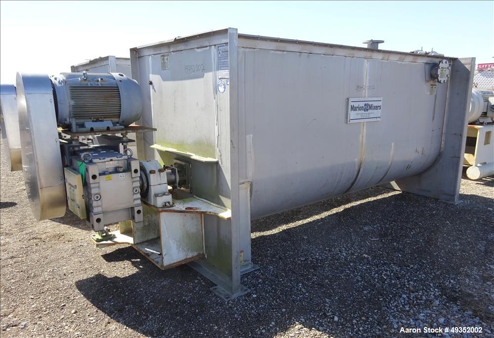 Used Marion Continuous Paddle Mixer, Model CPS-42144, 94.5 Cubic Feet Capacity