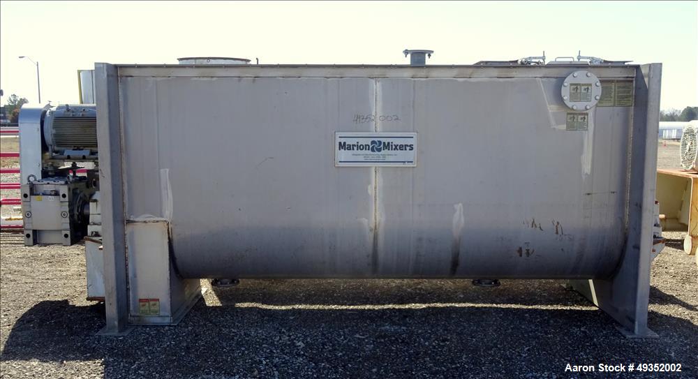 Used Marion Continuous Paddle Mixer, Model CPS-42144, 94.5 Cubic Feet Capacity