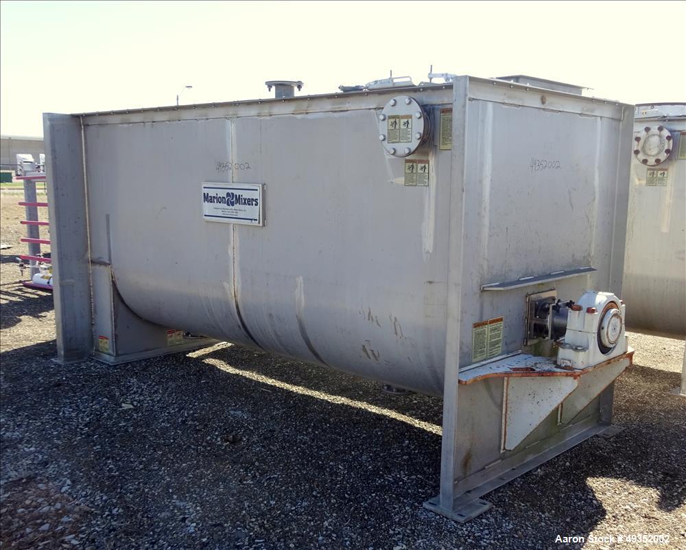 Used Marion Continuous Paddle Mixer, Model CPS-42144, 94.5 Cubic Feet Capacity