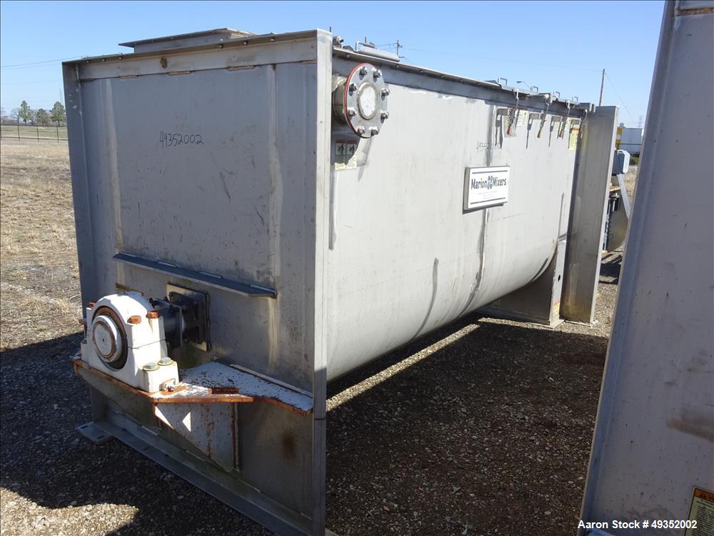 Used Marion Continuous Paddle Mixer, Model CPS-42144, 94.5 Cubic Feet Capacity