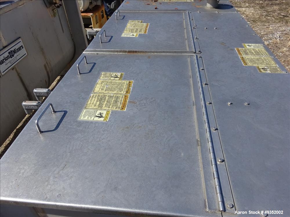 Used Marion Continuous Paddle Mixer, Model CPS-42144, 94.5 Cubic Feet Capacity