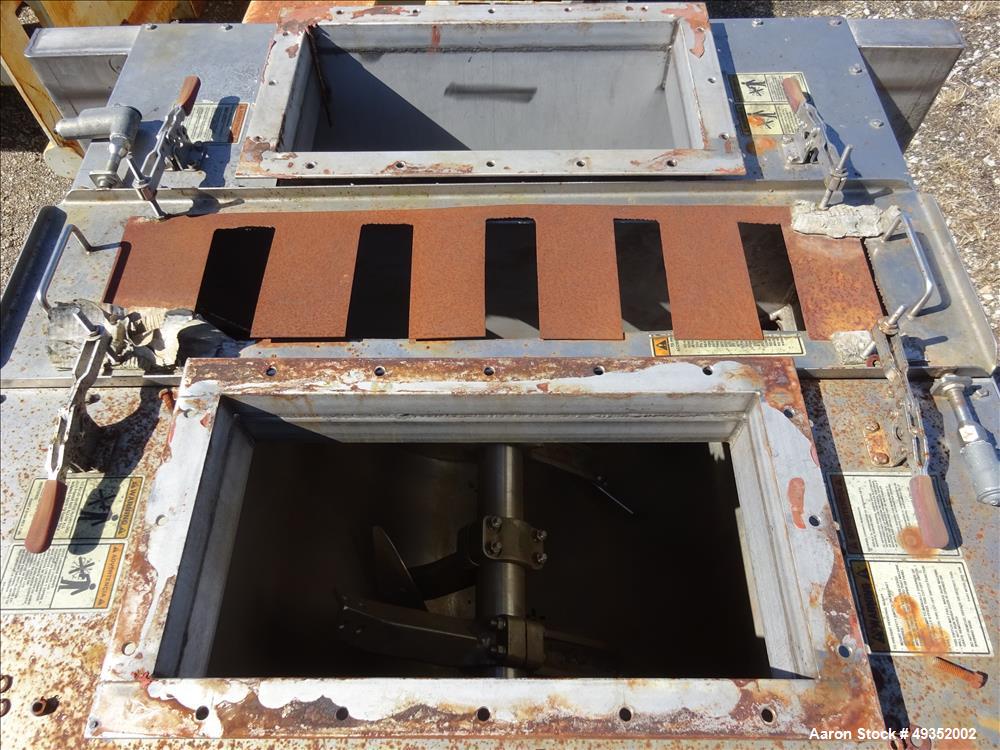 Used Marion Continuous Paddle Mixer, Model CPS-42144, 94.5 Cubic Feet Capacity