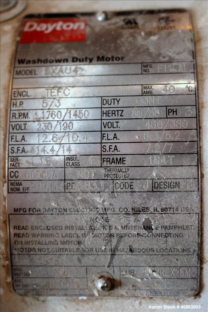 Used Marion Mixer Paddle Mixer, Model 4PS-2748