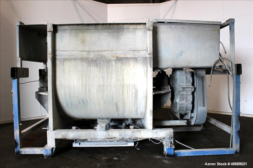 Used Marion Paddle Mixer, Model HPS6672, Approximate 160 Cubic Feet Working Cap