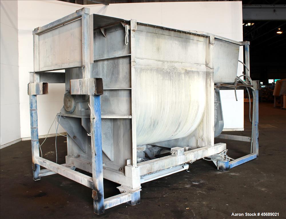 Used Marion Paddle Mixer, Model HPS6672, Approximate 160 Cubic Feet Working Cap