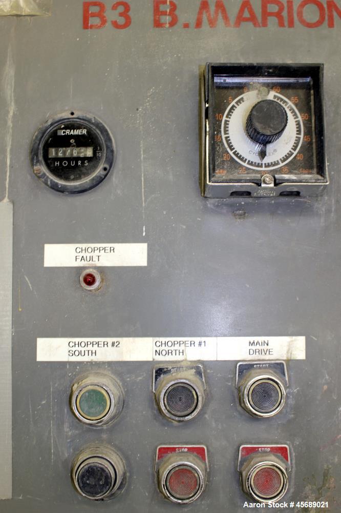Used Marion Paddle Mixer, Model HPS6672, Approximate 160 Cubic Feet Working Cap