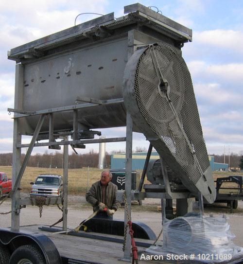 Used-60 Cubic Foot Marion Mixer Model S-3696 With Drive. Carbon steel unit complete with 20 hp chain drive system, stand, co...