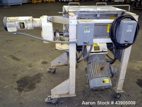 Used- Marion Paddle Mixer, Model SPS1824, 3.5 Cubic Foot Working Capacity (5 Total), 304 Stainless Steel. Non-jacketed troug...