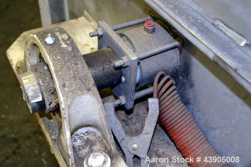 Used Marion Paddle Mixer, Model SPS1824, 3.5 Cubic Foot Working Capacity (5 Total), 304 Stainless Steel. Non-jacketed trough 18” wide x 24” long x approximately 22” deep. 2-1/4” Diameter shaft with (...