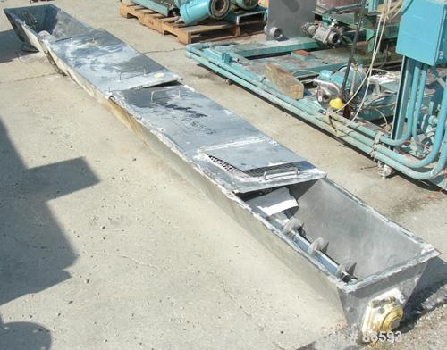 Used Marion Paddle Mixer, Model SPS-2466, Approximately 19.5 Cubic Feet Working Capacity, 304 Stainless Steel. Non-jacketed trough 24" wide x 66" long x approximately 26" deep. 3" diameter shaft with...