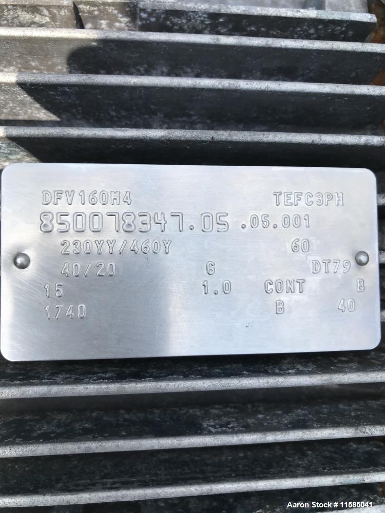 Used Marion Paddle Mixer, Model SPY3672