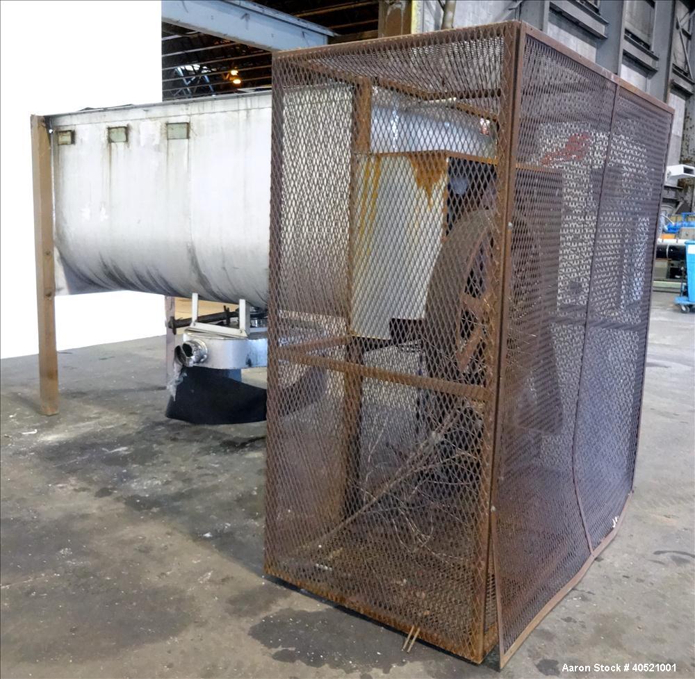 Used Stainless Steel Marion Paddle Mixer, approximately 109 cubic feet working