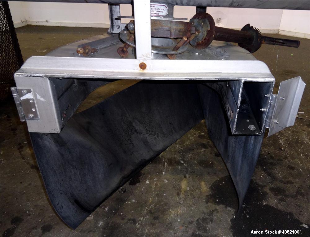 Used Stainless Steel Marion Paddle Mixer, approximately 109 cubic feet working