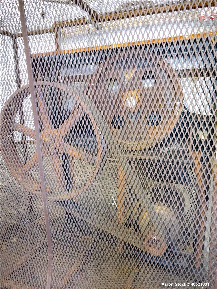 Used Stainless Steel Marion Paddle Mixer, approximately 109 cubic feet working