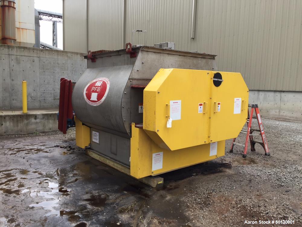 Used- A.J. Sackett Equipment High Intensity Twin Shaft Paddle Mixer