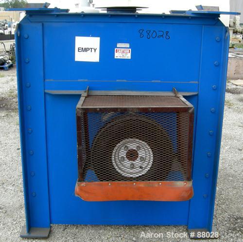 Used National Bulk Equipment Paddle Mixer, model 25-400SP, 44 cubic feet, carbon steel. Non-jacketed trough 42-1/2" wide x 48" long x approximately 47" deep.  Approximate 2-1/2" diameter shaft with (...