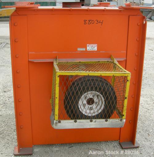 Used National Bulk Equipment Paddle Mixer, model 25-400SP, 44 cubic feet, carbon steel. Non-jacketed trough 42-1/2" wide x 48" long x approximately 47" deep.Approximate 2-1/2" diameter shaft with (4)...