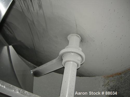 Used National Bulk Equipment Paddle Mixer, model 25-400SP, 44 cubic feet, carbon steel. Non-jacketed trough 42-1/2" wide x 48" long x approximately 47" deep.Approximate 2-1/2" diameter shaft with (4)...