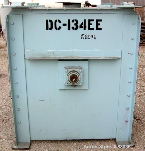 Used National Bulk Equipment Paddle Mixer, model 25-400SP, 44 cubic feet, carbon steel. Non-jacketed trough 42-1/2" wide x 48" long x approximately 47" deep.  Approximate 2-1/2" diameter shaft with (...