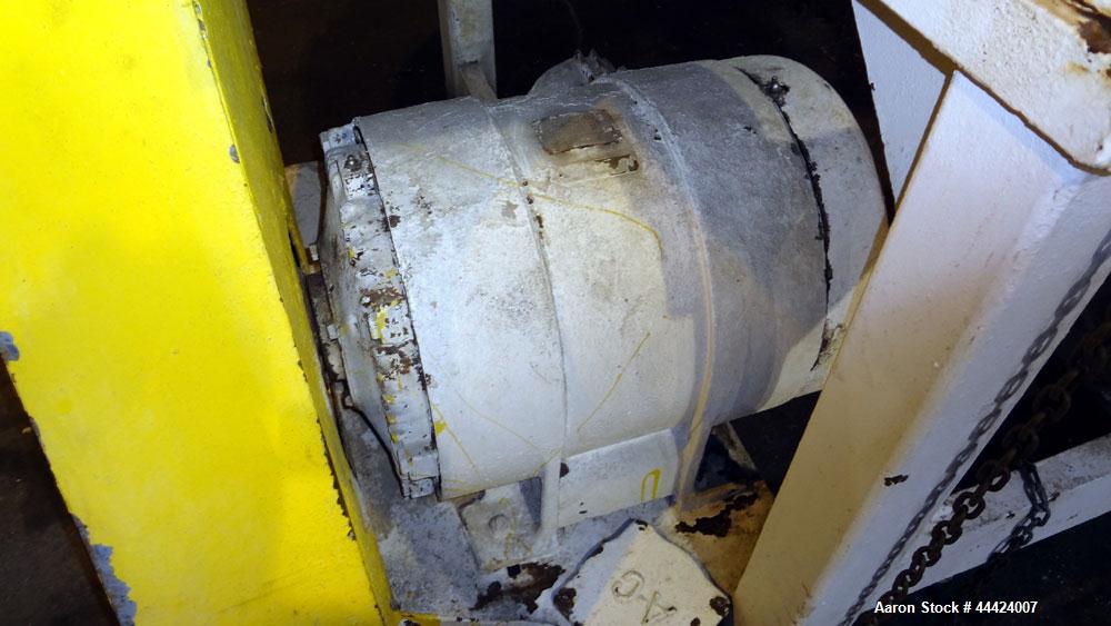 Used Stainless Steel Paddle Mixer, Approximately 100 Cubic Feet