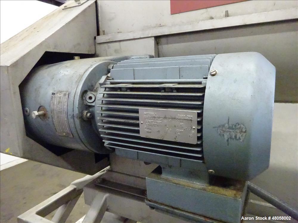 Used Paul O Abbe Forberg Twin Shaft Paddle Mixer Model AF 120, 4.3 Cubic Feet.