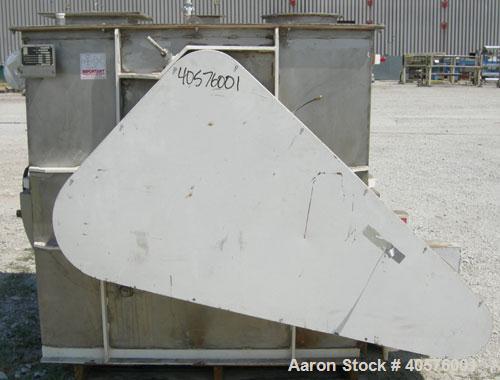 Used Stainless Steel Paul O Abbe Twin Shaft Fluidizer, model AF500